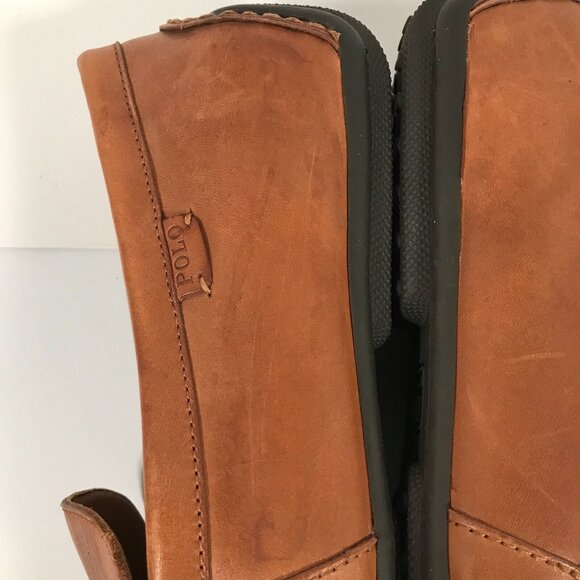 Polo Ralph Lauren Reynold Tan Loafers Driving Shoes Mens US 13D UK 12.5 EU 46 - Picture 9 of 16